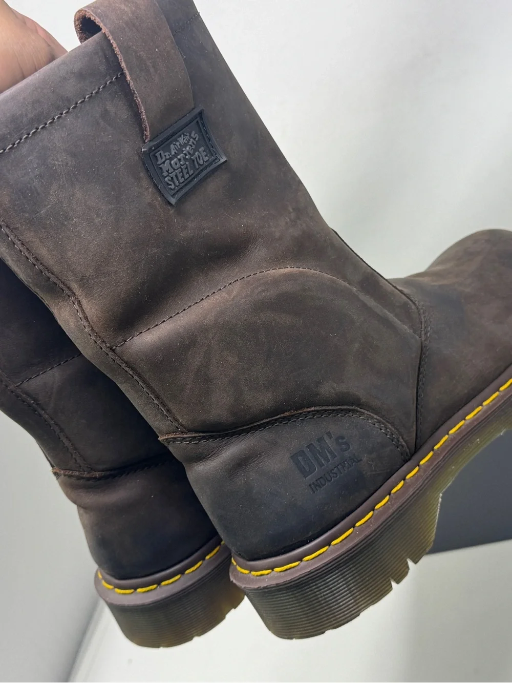 Dr. Martens industrial boots steel toe
